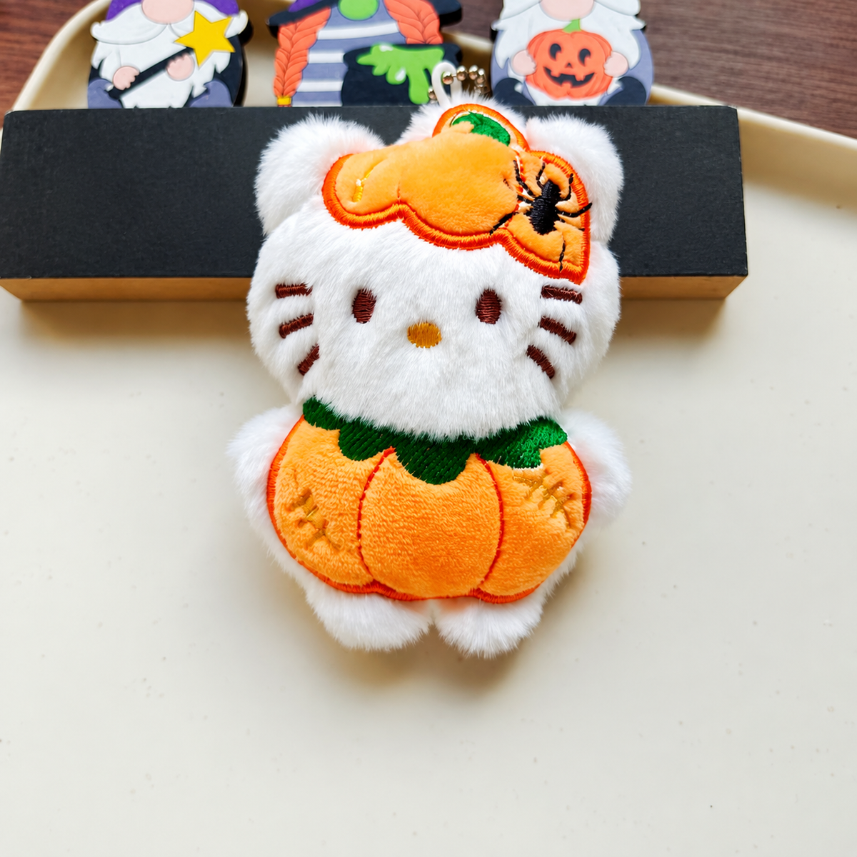Halloween Kitty Pumpkin Plushie