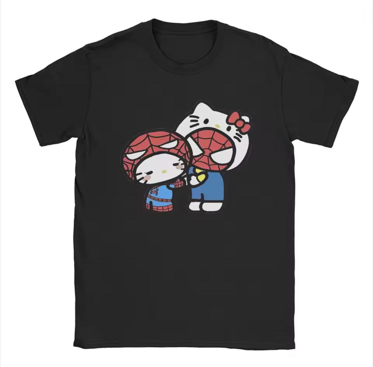 Hello Kitty Outfit Swap Tee Black