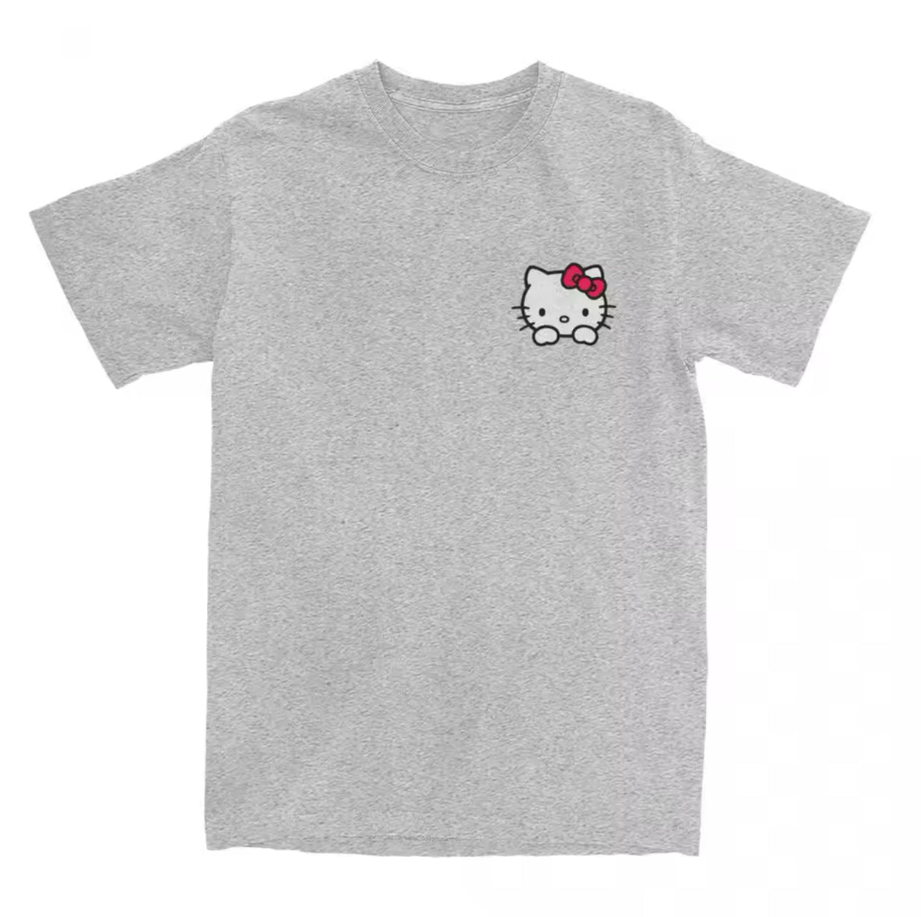 Hello Kitty Peep Tee Grey