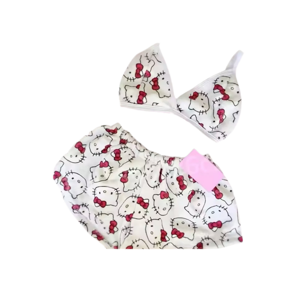 Hello Kitty Cozy Two Piece White